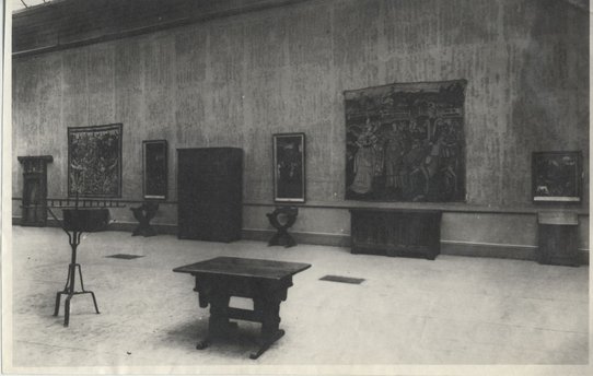 Exposition faite à la galerie Charpentier des œuvres achetées par le maréchal Göring. Source : MEAE, Archives diplomatiques, 209SUP_989_339.