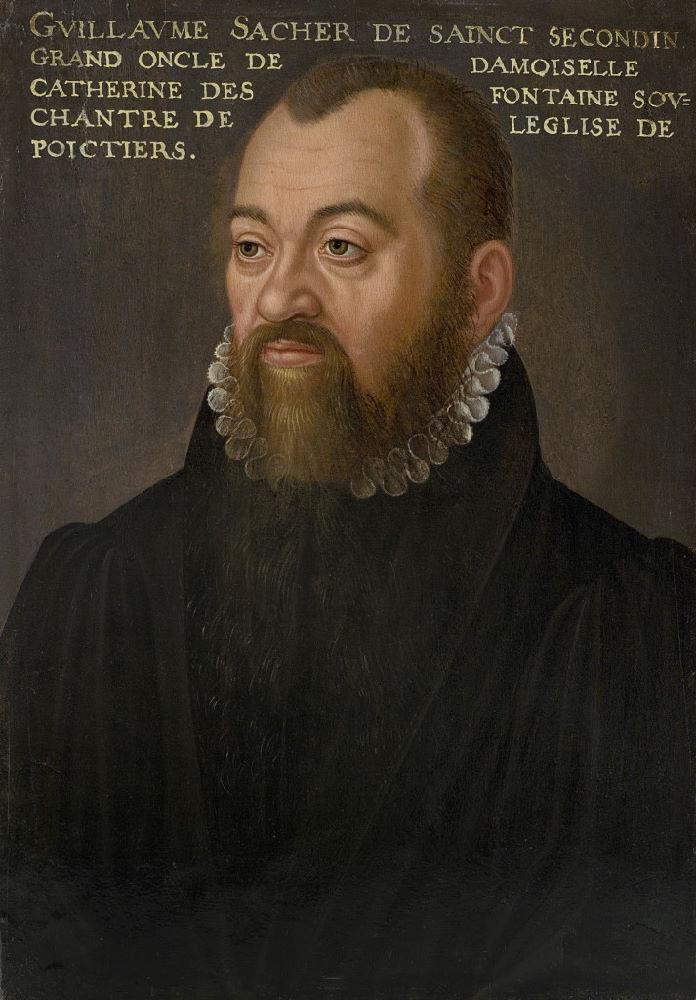 Figure 1. André Mervache ? Portrait présumé de Guillaume de Sacher (1522-1582), chanoine et médecin de Poitiers, vers 1560-1565. Huile sur bois, 33.1 x 23.1 cm. Poitiers, musée des Beaux-Arts.
