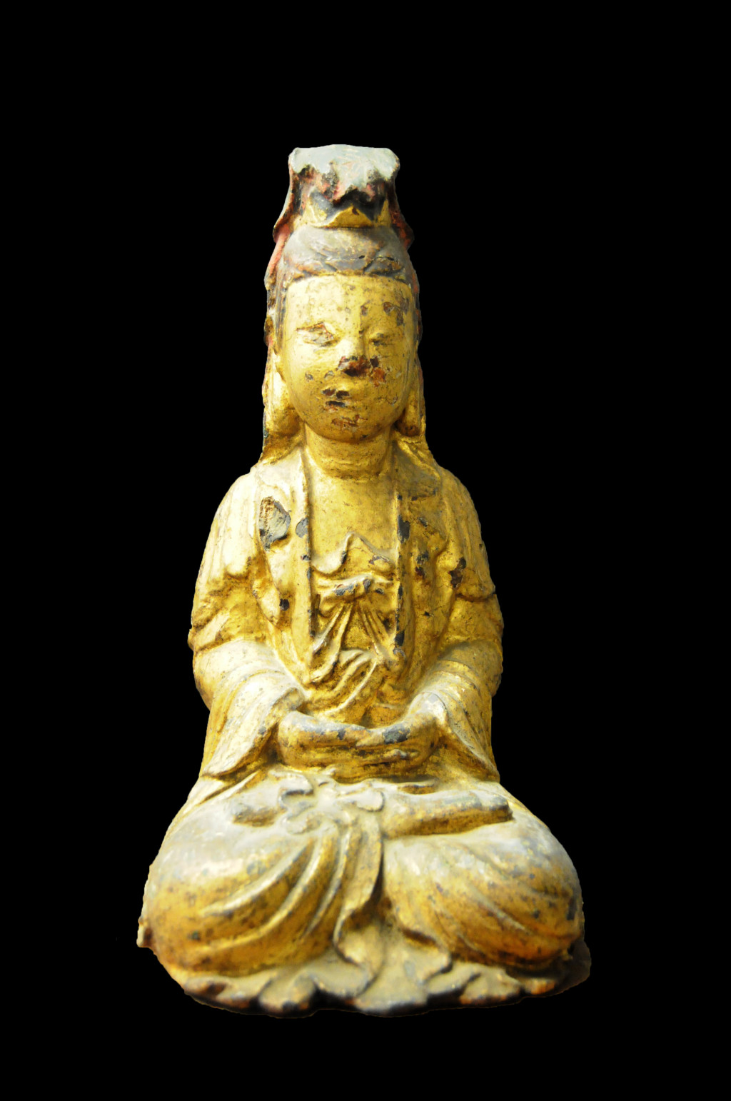 Photograph of a Buddha sculpture