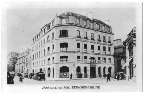 Bernheim-Jeune au 27 avenue Matignon et 83 rue du Faubourg St-Honoré en 1925. Source : gpf-dauberville.com