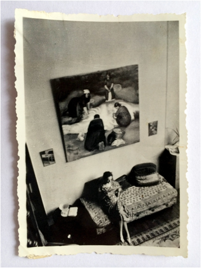 L'atelier de Francis Harburger, photographie, 1934. Source : D. R.
