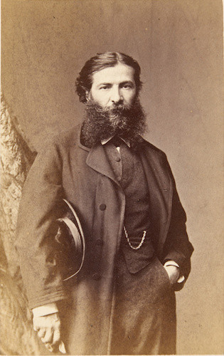 Ancient photograph of Ernest Hébert