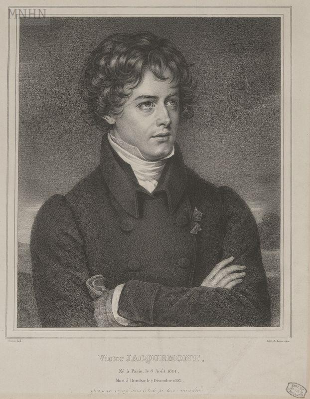 Portrait gravé de Jacquemont