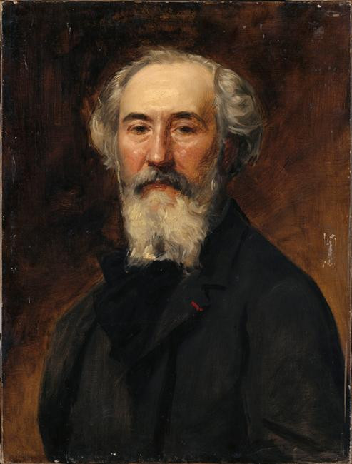 Painted portrait of Lansyer