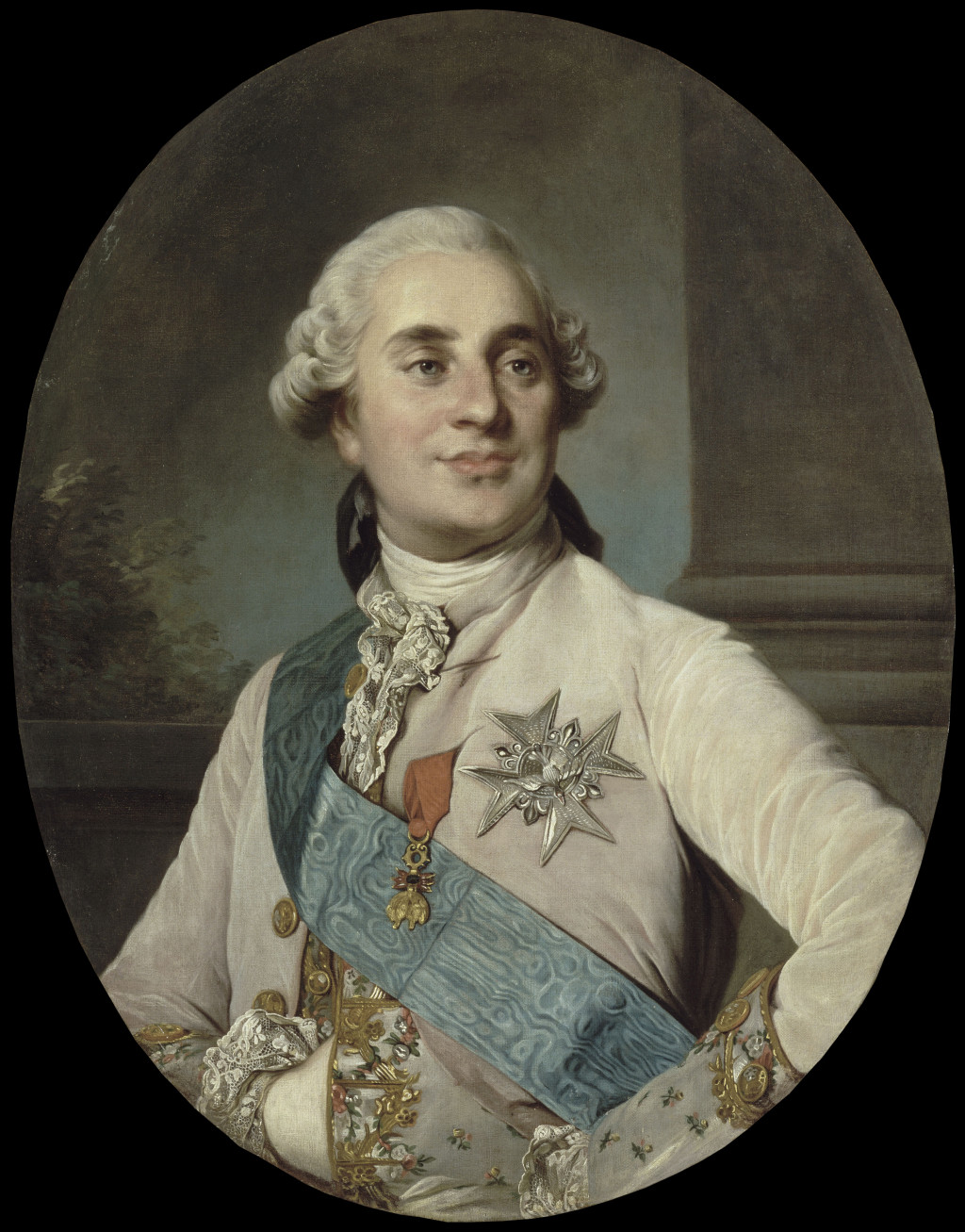 Painted portrait of Louis XVI