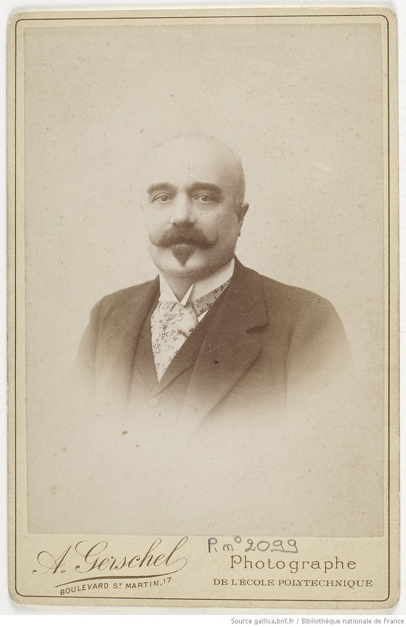 Bust photograph of Charles Varat