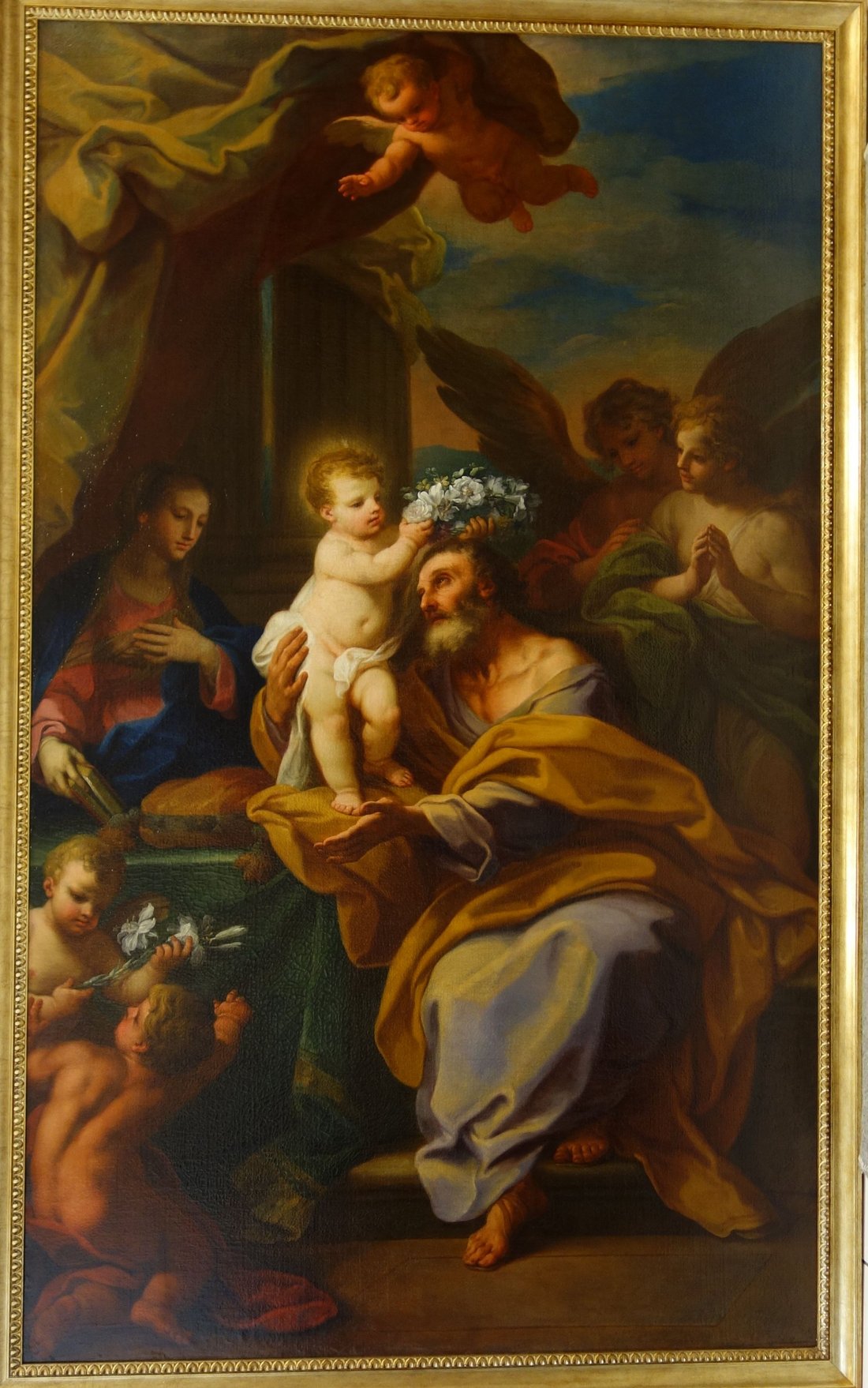 Figure 6 : Sebastiano Conca, Saint Joseph couronné par l’Enfant-Jésus, Bassy (Haute-Savoie), église Saint-Didier.