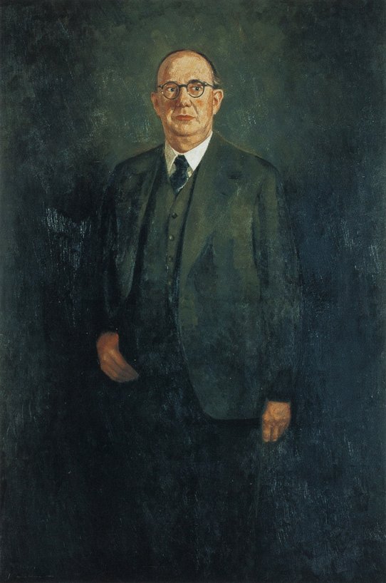Georg Oehme, Portrait de Hermann Voss, 1943. Source : Galerie Neue Meister Staatliche Kunstsammlungen de Dresde, n° 3427.