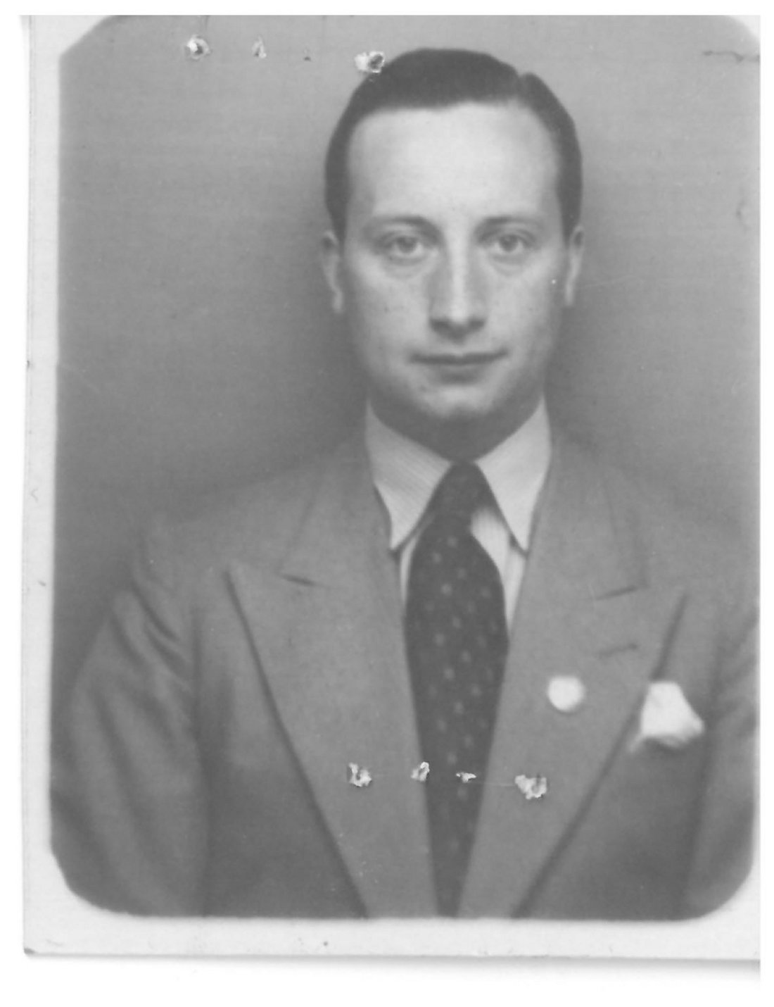 Benno Griebert, photographie de 1938. Source : Bundesarchiv Berlin-Lichterfelde, Akte R 9361-V 20159.