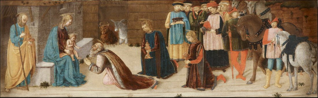 Figure 2 ; Cosimo Rosselli, L’Adoration des Mages, Bayeux, musée Baron Gérard.