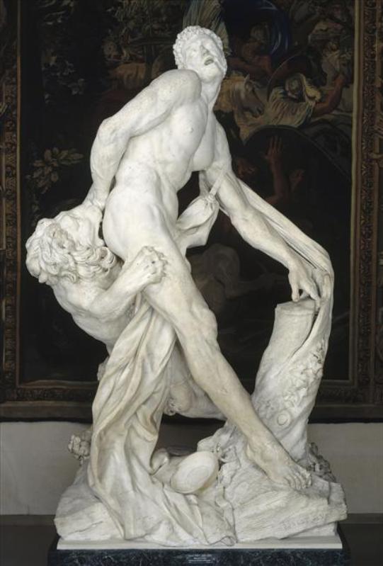 Pierre Puget, Milon de Crotone, marbre de Carrare, 1683, Paris, musée du Louvre. © Musée du Louvre, Dist. RMN-Grand Palais / Philippe Fuzeau