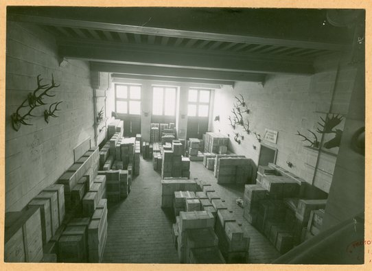 Bras xxx du rez-de-chaussée du donjon en 1941 © Martinière / Archives nationales  20144792/250, photo 66