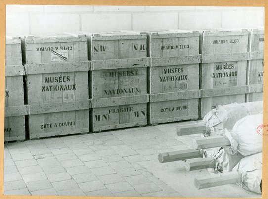 Rez-de-chaussée du donjon en 1941 © Archives nationales (20144792/250, photo 64)
